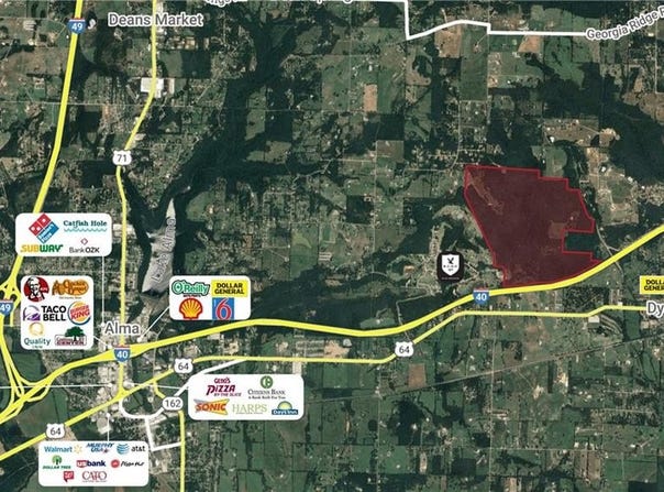 I-40, Alma, AR 72921