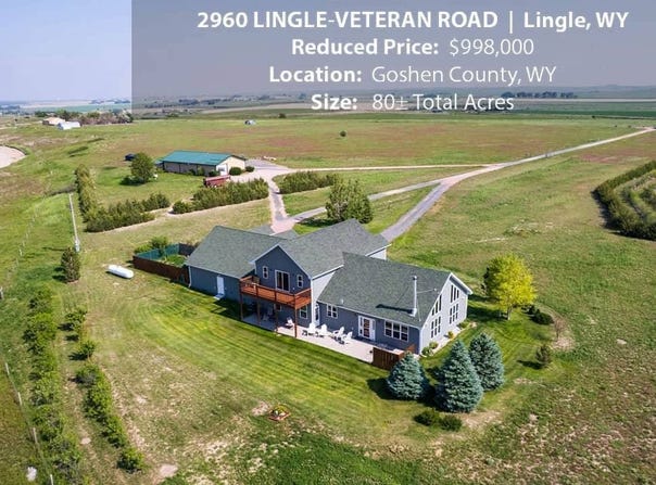 2960 Lingle-Veteran Road, Lingle, WY 82223