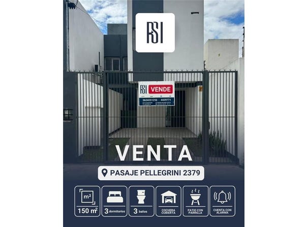 Pasaje Pellegrini al 2300, Villa Altabe - Resistencia, Chaco