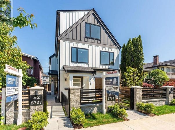 2 2727 PARKER STREET, Vancouver, British Columbia V5K2T6