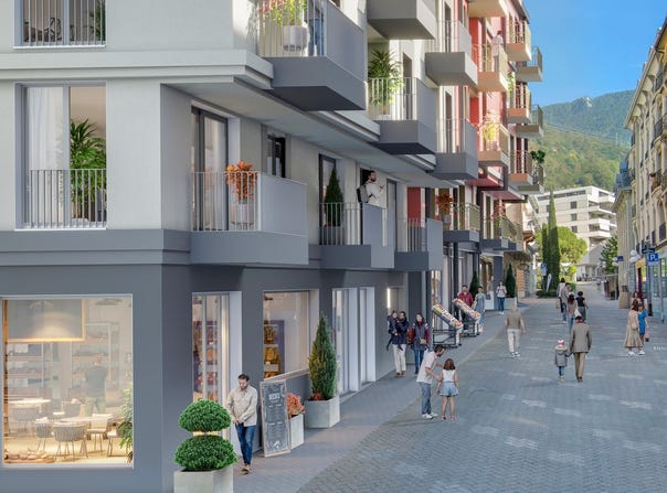 Rue de lEglise Catholique, Montreux, Vaud 1820