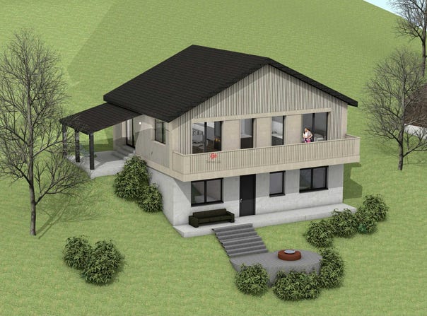 Quartier Spitz, Wald AR, Appenzell Ausserrhoden (canton) 9044
