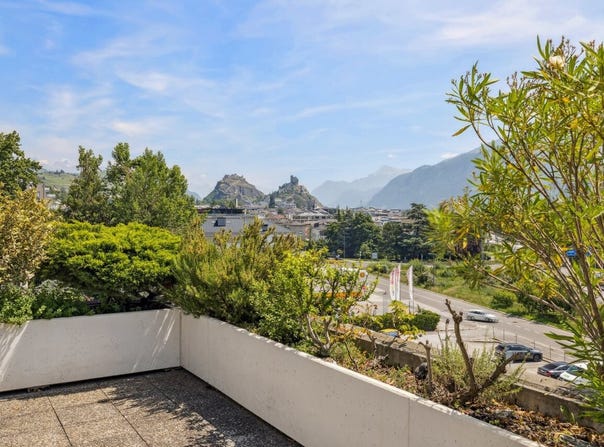 Centre ville de Sion, Sion, Valais 1950
