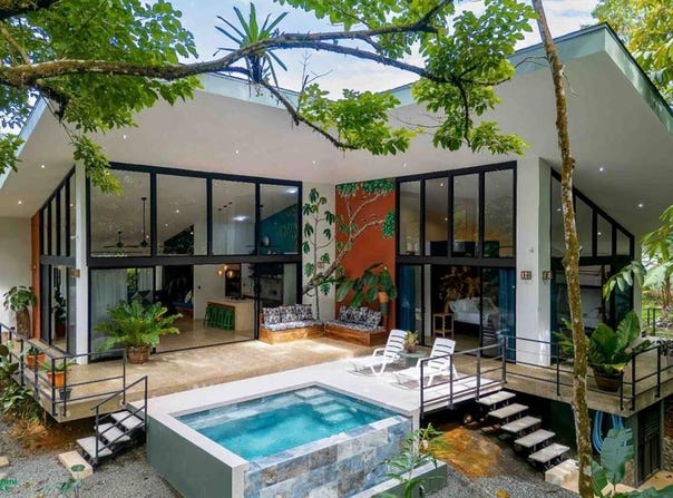 Furnished and Turnkey Home Rainforest Villa with Pool and Creek, Quepos, Quepos, Puntarenas,, Puntarenas