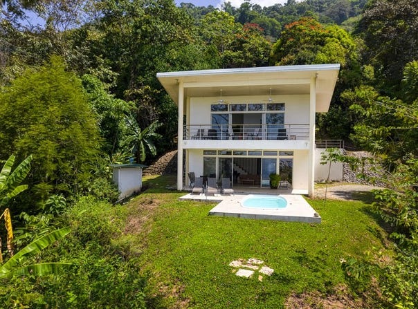 12.25 ACRES - 3 Bedroom 2 Story Ocean View Home 10 Min To The Beach!!!, Dominical, Puntarenas