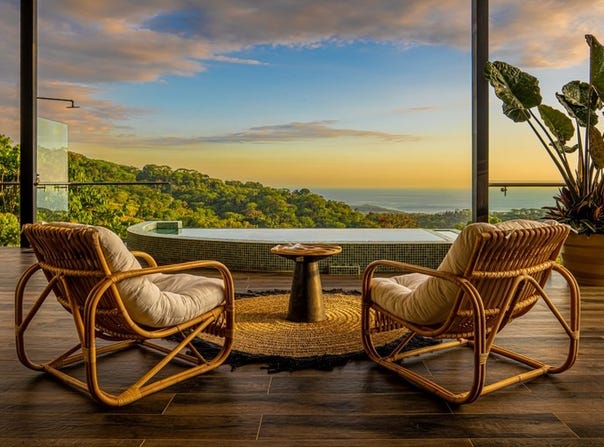 Amazing San Josecito with Full Whaleâ€™s Tail & Sunset View: Mountain House For Sale in Bahía Ballena, Bahía Ballena, Puntarenas 60504