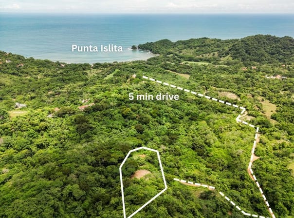 Lote Vista Lapa - 2.1 Acre Ocean View Lot: Countryside Home Construction Site For Sale in Playa Samara, Playa Samara, Guanacaste