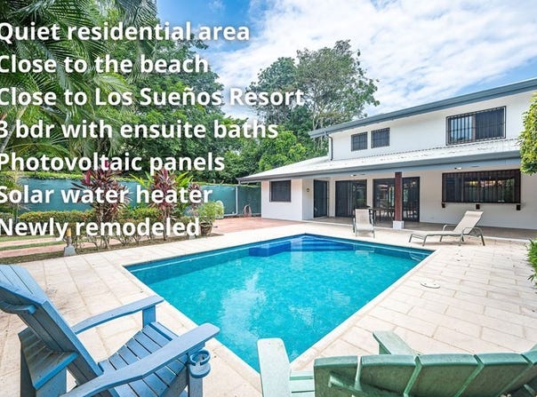Modern Coastal Affordable 3-bedroom Home Near Los Sueños Resort, Jacó, Puntarenas