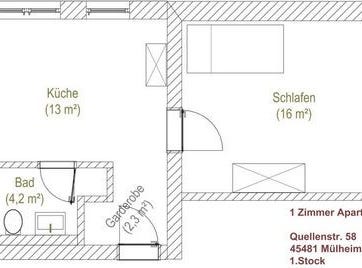 Quellenstraße, 58, Mülheim an der Ruhr, Nordrhein-Westfalen 45481