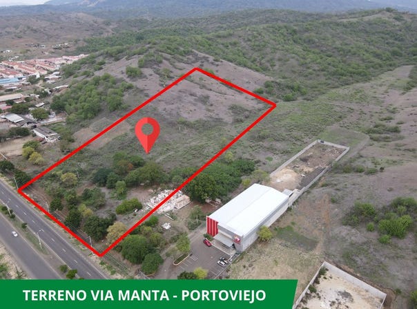 Terreno Via Manta: Land in Commercial Industrial Zone, Portoviejo, Manabí
