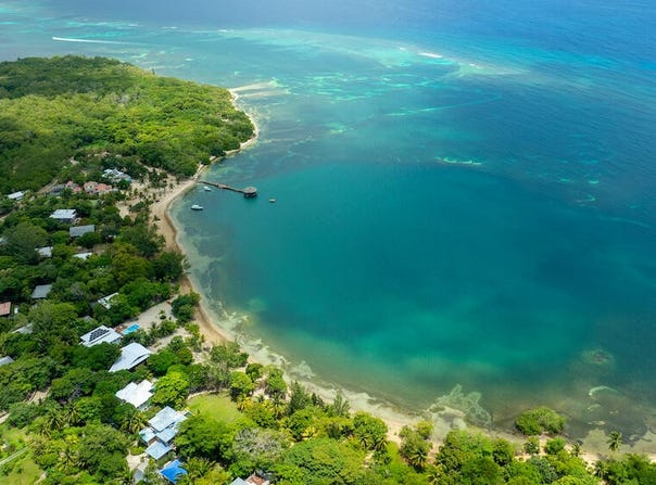 Ocean views, 27 Acres Crawfish Rock, Roatan, Roatan, Islas de la bahía, Roatan, Islas de la bahía