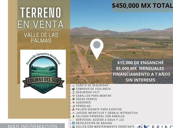 0, Valle de las Palmas, Tecate, Baja California,, Tecate, Baja California