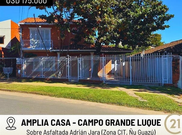 Adrián Jara casi Tomás Rufinelli, Barrio Las Mercedes Ñu Guazú 124, Luque, Central, Luque, Central 110937