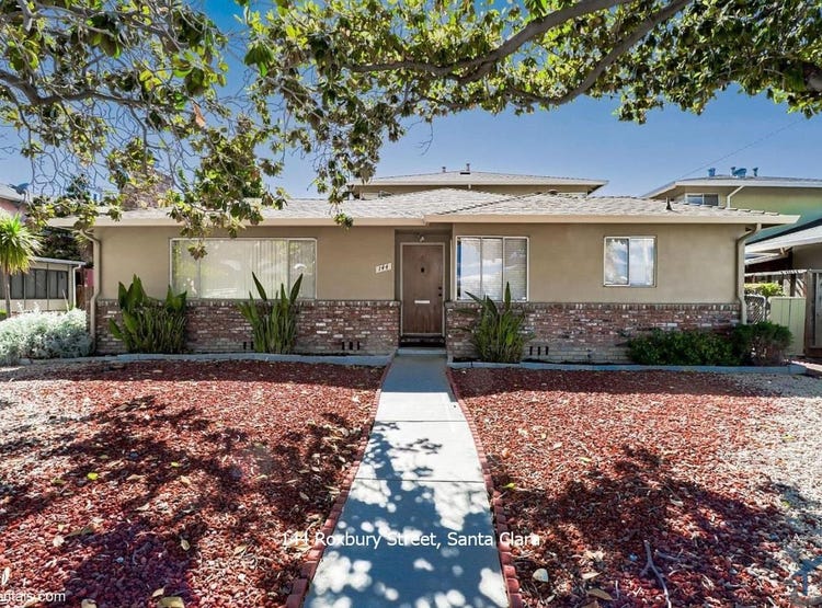 144 Roxbury ST 4, SANTA CLARA, CA 95050 Apartment for Rent realestate