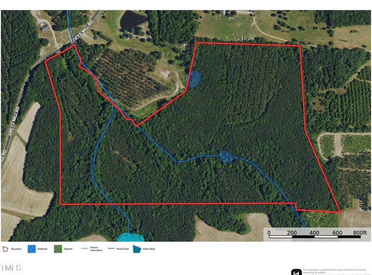 000 Greys Mill Road, Louisburg, NC 27549 Land for Sale