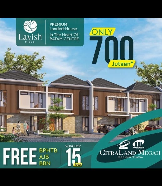 Perumahan Citra Land Megah Lavish Hill Batam Centre Batam Kepulauan Riau House For Sale Iproperty Sg