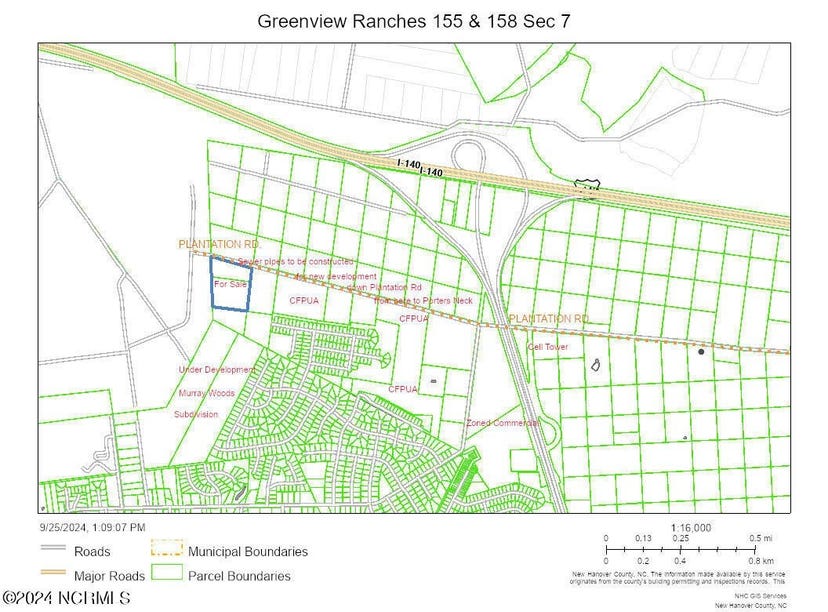 155158 Plantation Road, Wilmington, NC 28411 Land for Sale