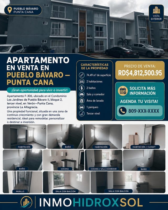 Apartamento en Bávaro