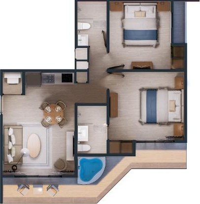 Apartamento en Verón