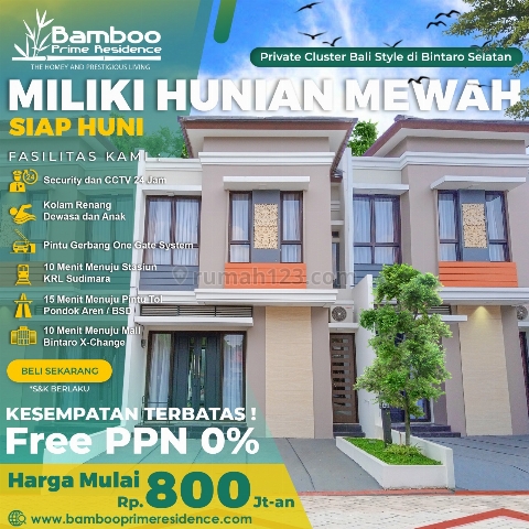 Selatan Bintaro Tangerang, Jakarta Pusat, DKI Jakarta House for 