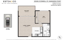 203/85 O'Connell Street, Kangaroo Point, Qld 4169