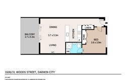 1606/31 Woods Street, Darwin City, NT 0800
