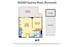 503/611-621 Sydney Road, Brunswick, Vic 3056