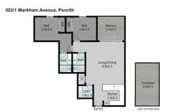 303/1 Markham Avenue, Penrith, NSW 2750