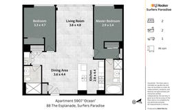 5907/88 The Esplanade, Surfers Paradise, Qld 4217