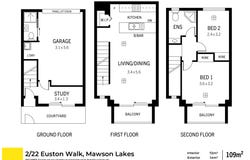 2/22 Euston Walk, Mawson Lakes, SA 5095