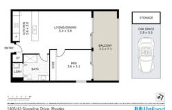 1405/43 Shoreline Drive, Rhodes, NSW 2138
