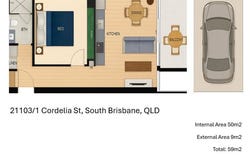 21103/1 Cordelia St, South Brisbane, Qld 4101