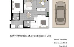 20607/39 Cordelia St, South Brisbane, Qld 4101