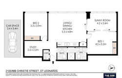 2105/88B Christie Street, St Leonards, NSW 2065