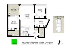 1502/32 Shepherd Street, Liverpool, NSW 2170