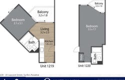 1219-1220/25 Laycock St, Surfers Paradise, Qld 4217