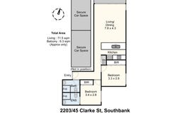 2203/45 Clarke Street, Southbank, Vic 3006