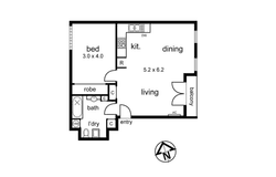 2/17A Cobden Street, North Melbourne, Vic 3051