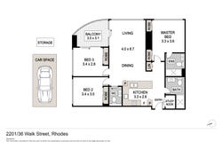 2201/36 Walker Street, Rhodes, NSW 2138