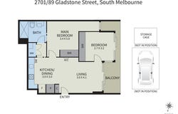 2701/89 Gladstone Street, South Melbourne, Vic 3205