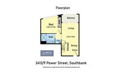 2413/9 Power Street, Southbank, Vic 3006