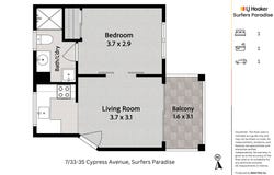 7/33-35 Cypress Avenue, Surfers Paradise, Qld 4217