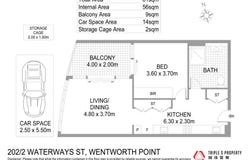202/2 Waterways Street, Wentworth Point, NSW 2127