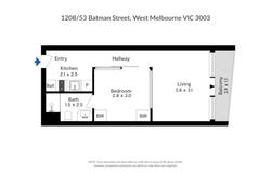 1208/53 Batman Street, West Melbourne, Vic 3003