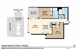 1806/8 walker street, Rhodes, NSW 2138