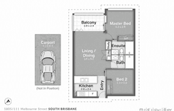 1805/111 Melbourne Street, South Brisbane, Qld 4101
