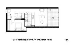 1307/18 Footbridge Blvd, Wentworth Point, NSW 2127