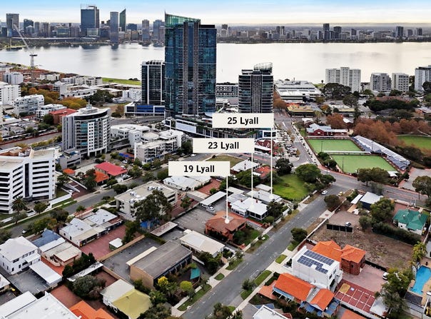 19, 23 & 25 Lyall Street, South Perth, WA 6151