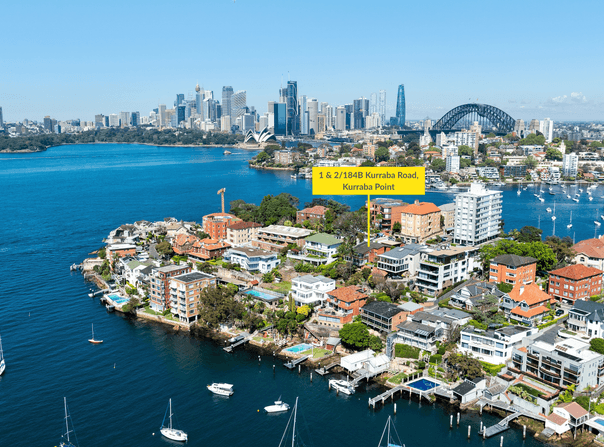 1 & 2/184B Kurraba Road, Kurraba Point, NSW 2089