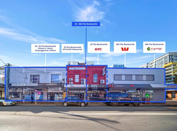 26-30, 32, 34 & 36A The Boulevarde, Strathfield, NSW 2135